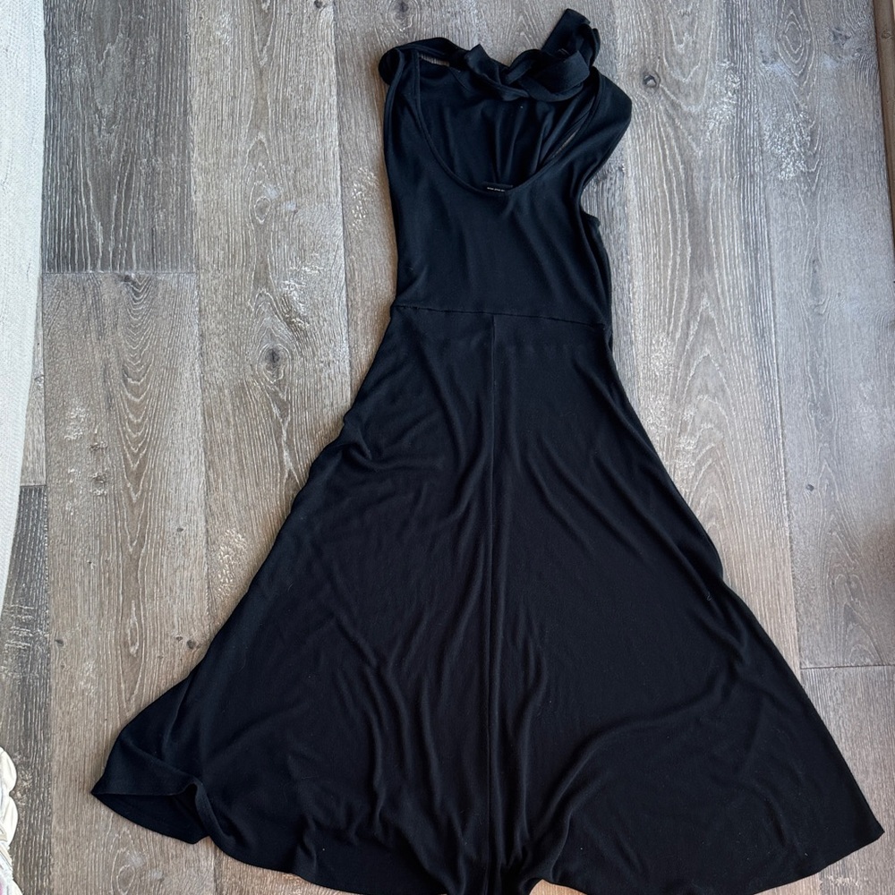 Who What Wear Black Backless Dress SK0336 - Picture 5 of 5